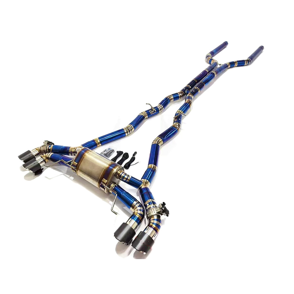 BMW M8 F91/F92/F93 TITANIUM VALVED CATBACK EXHAUST