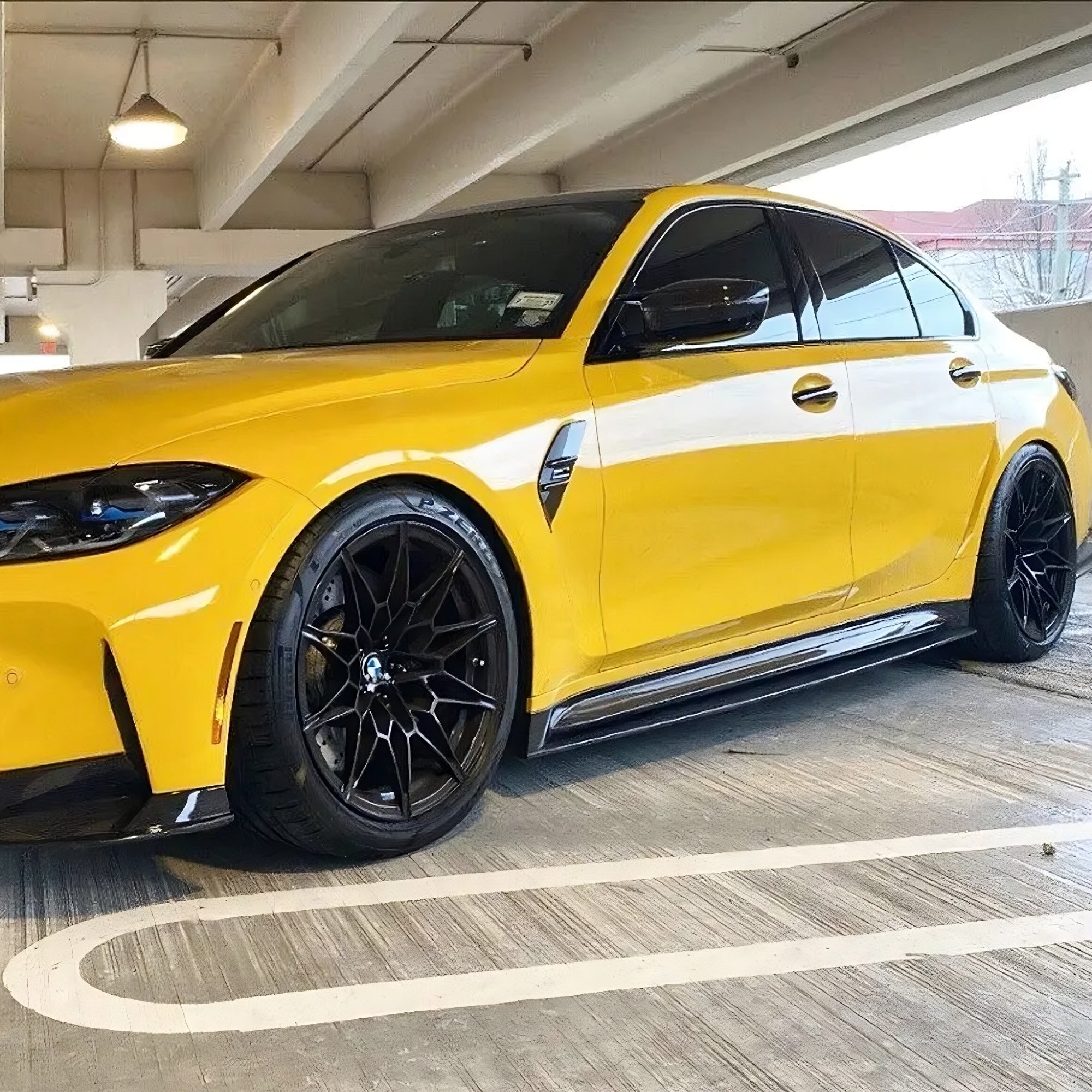 BMW M3 G80 CARBON FIBER SIDE SKIRTS