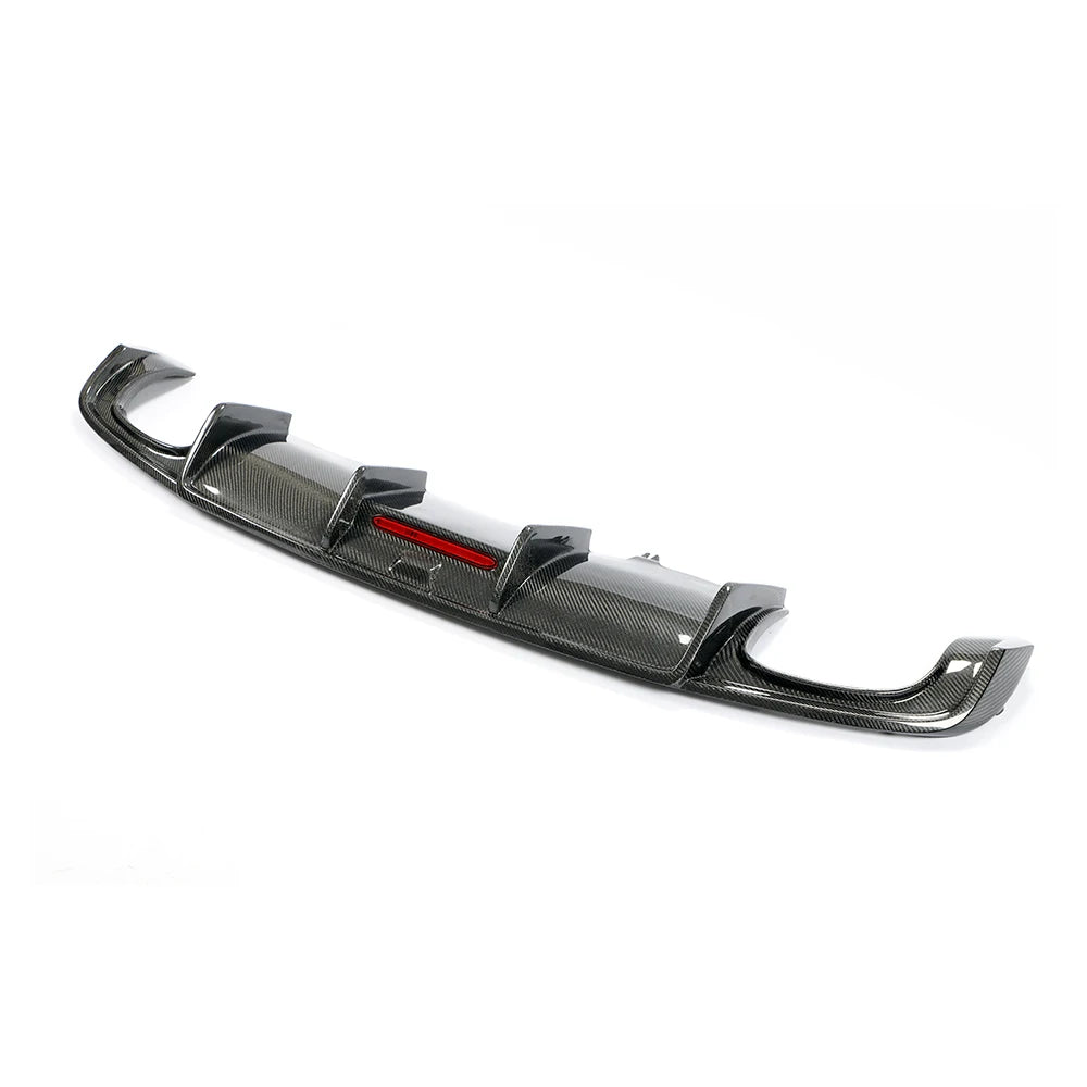 AUDI S4 B9 CARBON FIBER REAR DIFFUSER WITH LED LIGHT