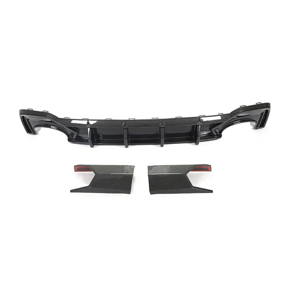 AUDI RS6 AVANT C8 CARBON FIBER REAR DIFFUSER (2019-2021)