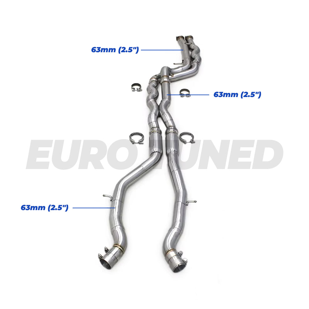 BMW M3 F80 & M4 F82/F83 EQUAL LENGTH MIDPIPE