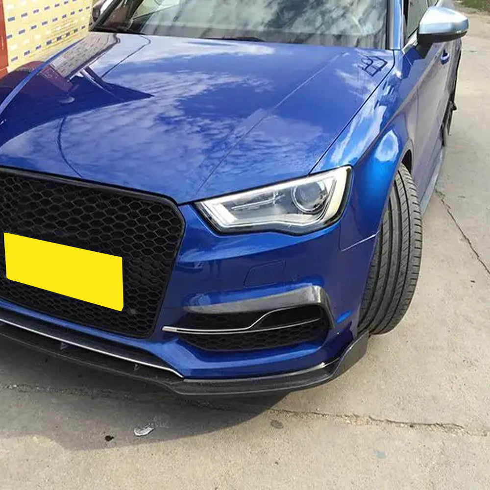 AUDI A3/S3 SEDAN 8V CARBON FIBER FRONT BUMPER TRIMS