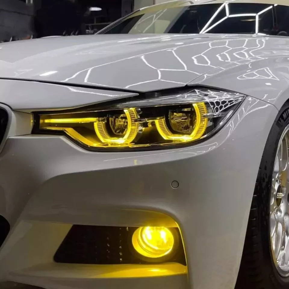 BMW 3 SERIES F30/F31 CSL STYLE YELLOW DRLS