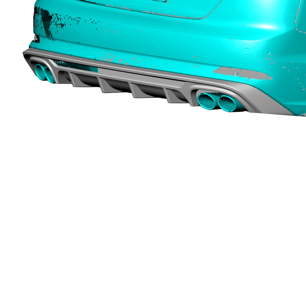 AUDI A5/S5 B9 SPORTBACK CARBON FIBER REAR DIFFUSER