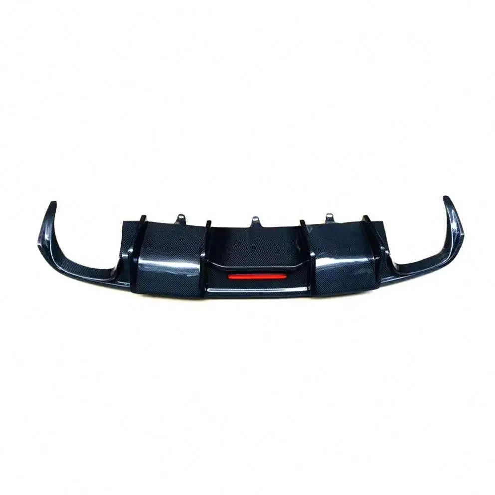 AUDI A6 C7 CARBON FIBER REAR DIFFUSER WITH LED LIGHT (2016-2018)