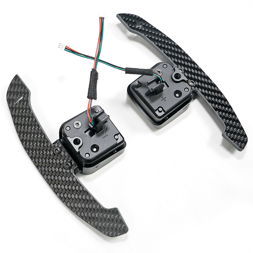 AUDI DRY CARBON FIBER MAGNETIC PADDLE SHIFTERS