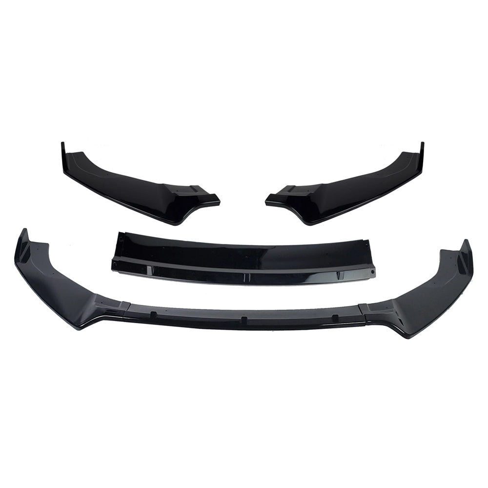 VOLKWAGEN GOLF MK7 & MK7.5 GLOSS BLACK FRONT SPLITTER