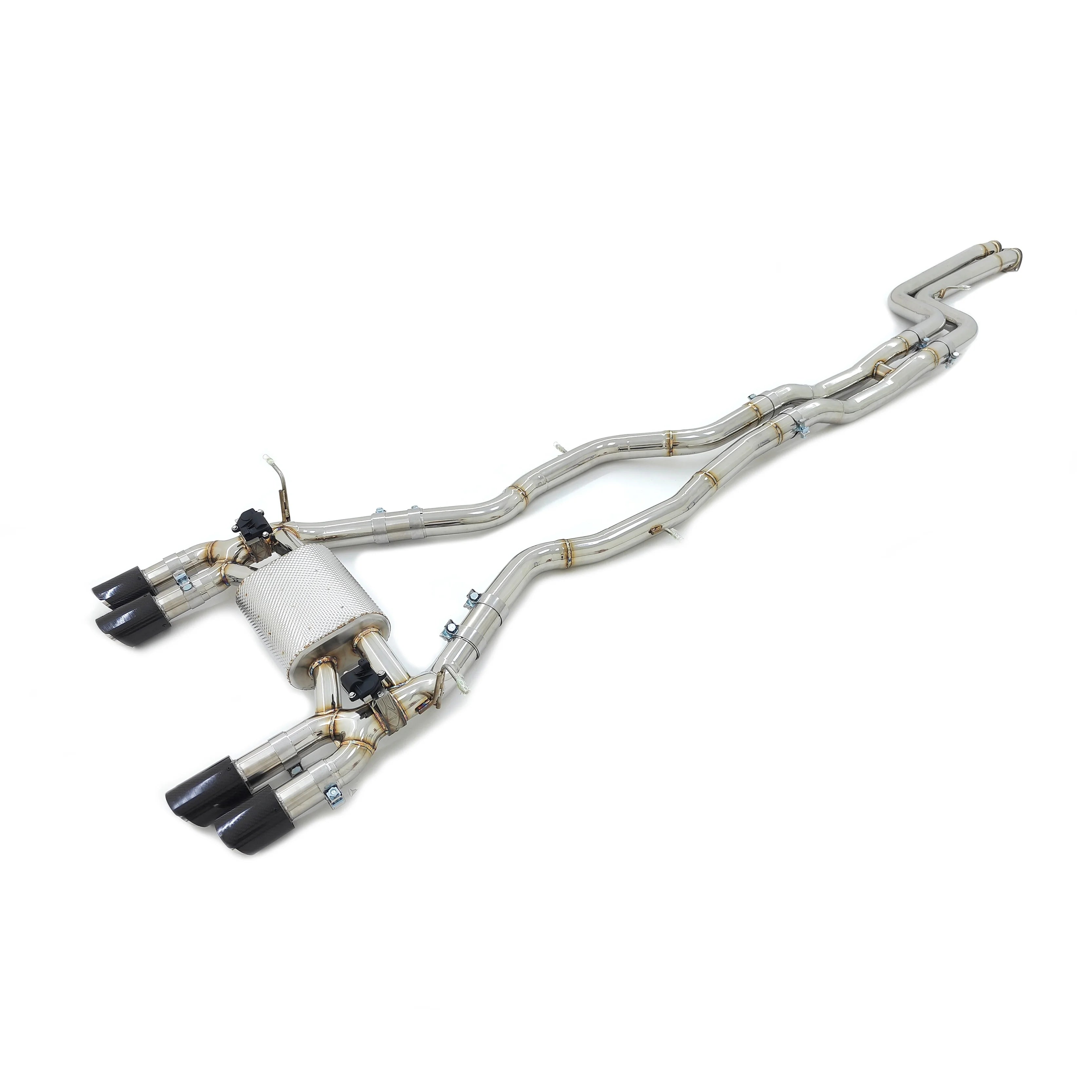 BMW M3 F80 & M4 F82/F83 VALVED CATBACK EXHAUST WITH HEAT SHIELD MUFFLER