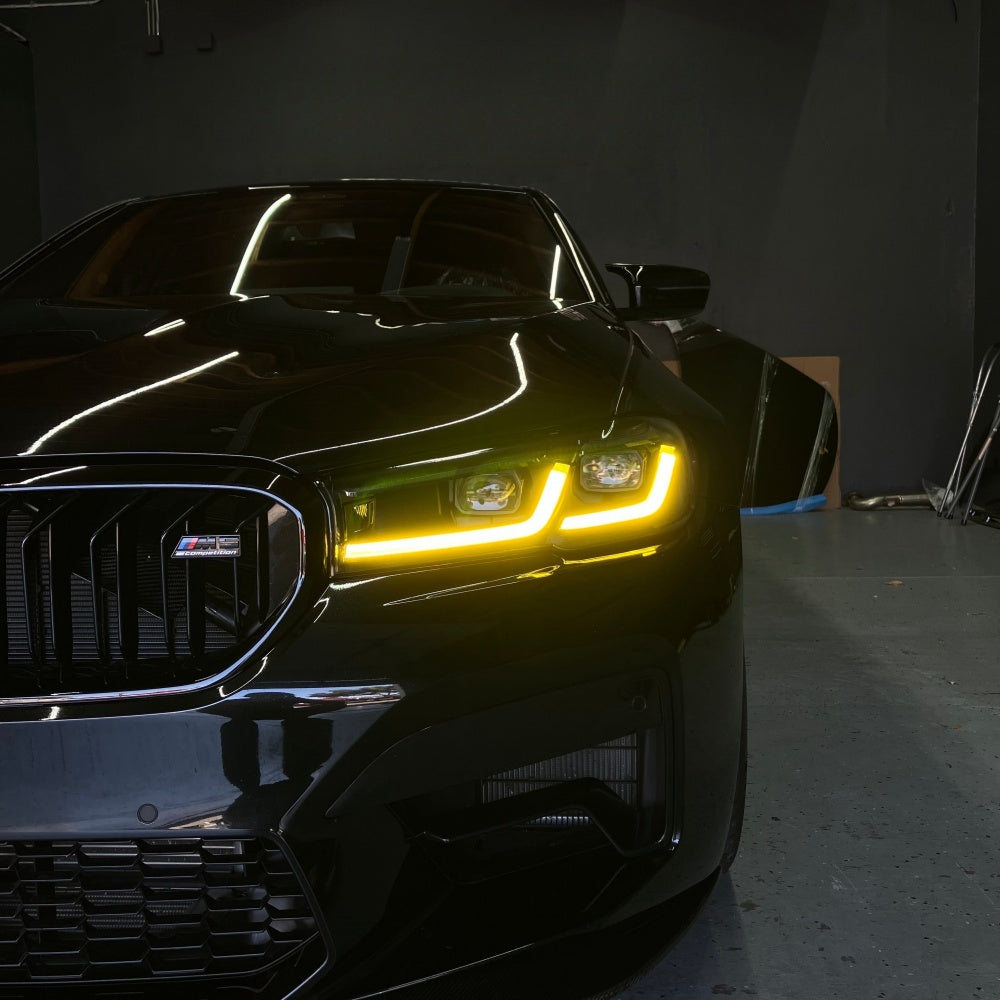 BMW 5 SERIES G30/G31 & M5 F90 CSL STYLE YELLOW DRLS