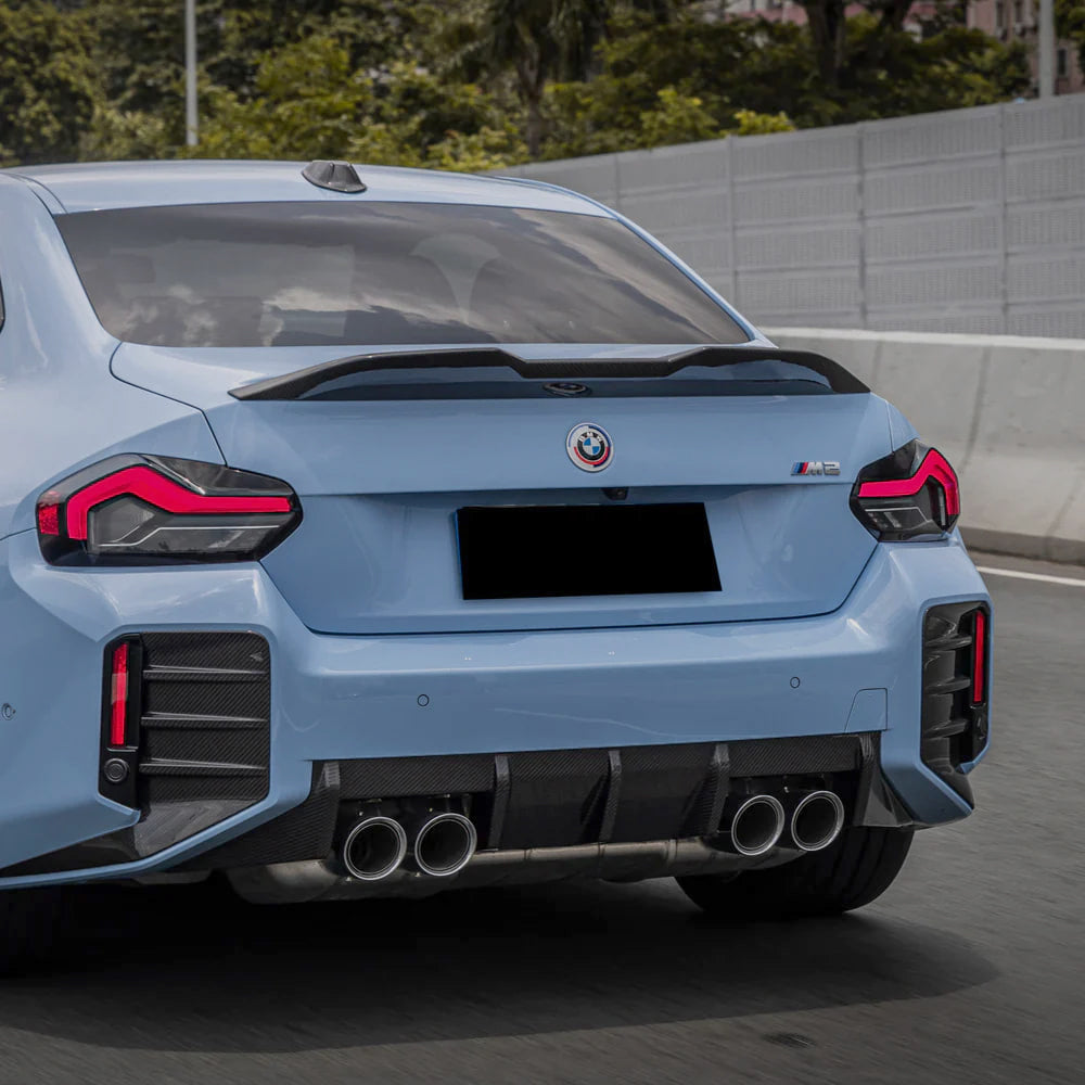 BMW 2 SERIES G42 & M2 G87 CARBON FIBER MP STYLE REAR TRUNK SPOILER