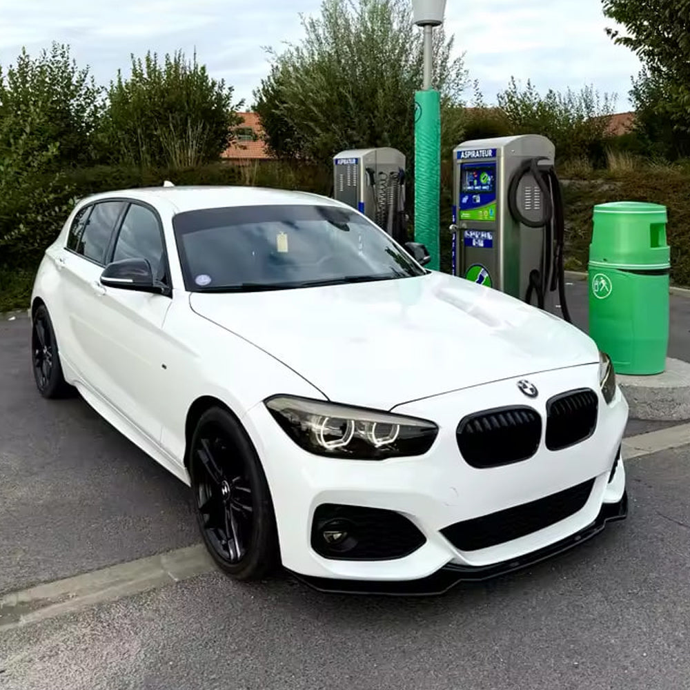 BMW 1 SERIES F20/F21 LCI GLOSS BLACK FRONT SPLITTER (2015-2019)