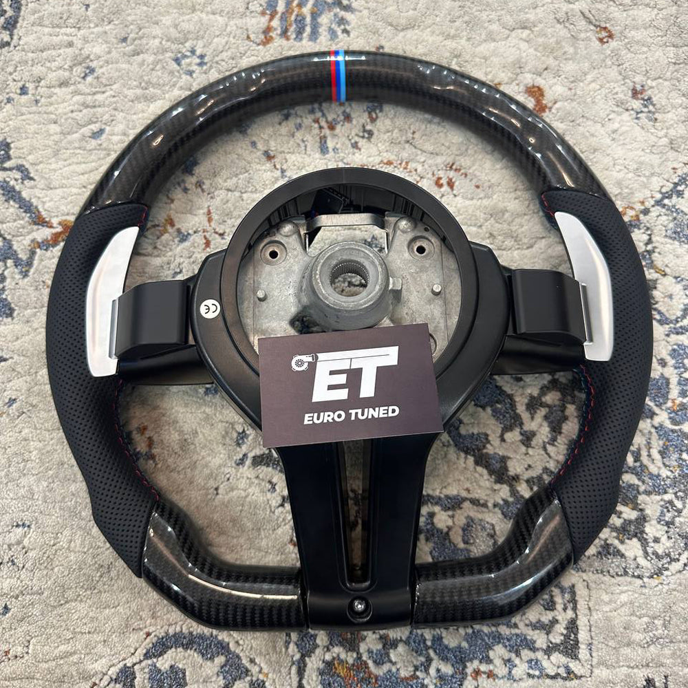 BMW F-CHASSIS 1/2/3/4 SERIES & X1/X2/X3/X4/X6 CARBON FIBER STEERING WHEEL