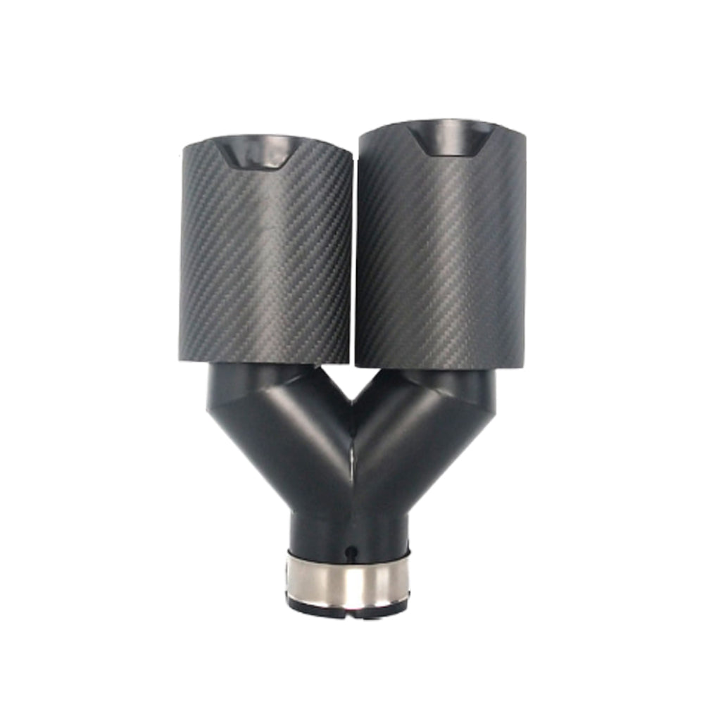 BMW UNIVERSAL DUAL CARBON FIBER EXHAUST TIPS