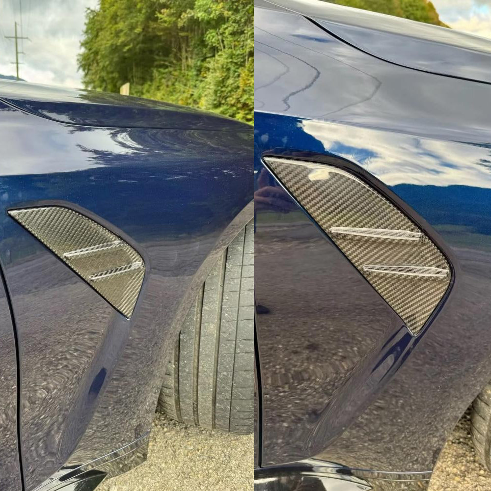 BMW M3 G80/G81 & M4 G82/G83 CARBON FIBER FRONT FENDER VENT TRIMS