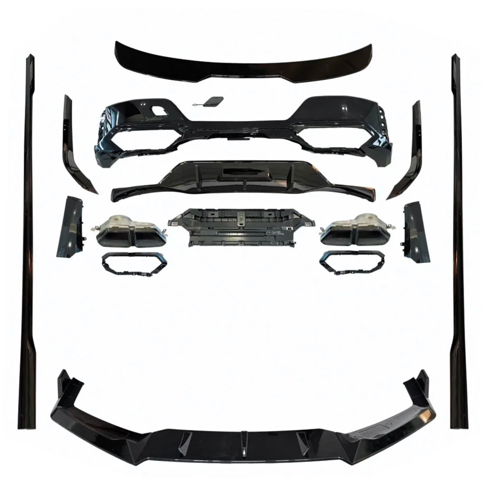 BMW 7 SERIES G70 GLOSS BLACK BODY KIT M760i STYLE (2022+)