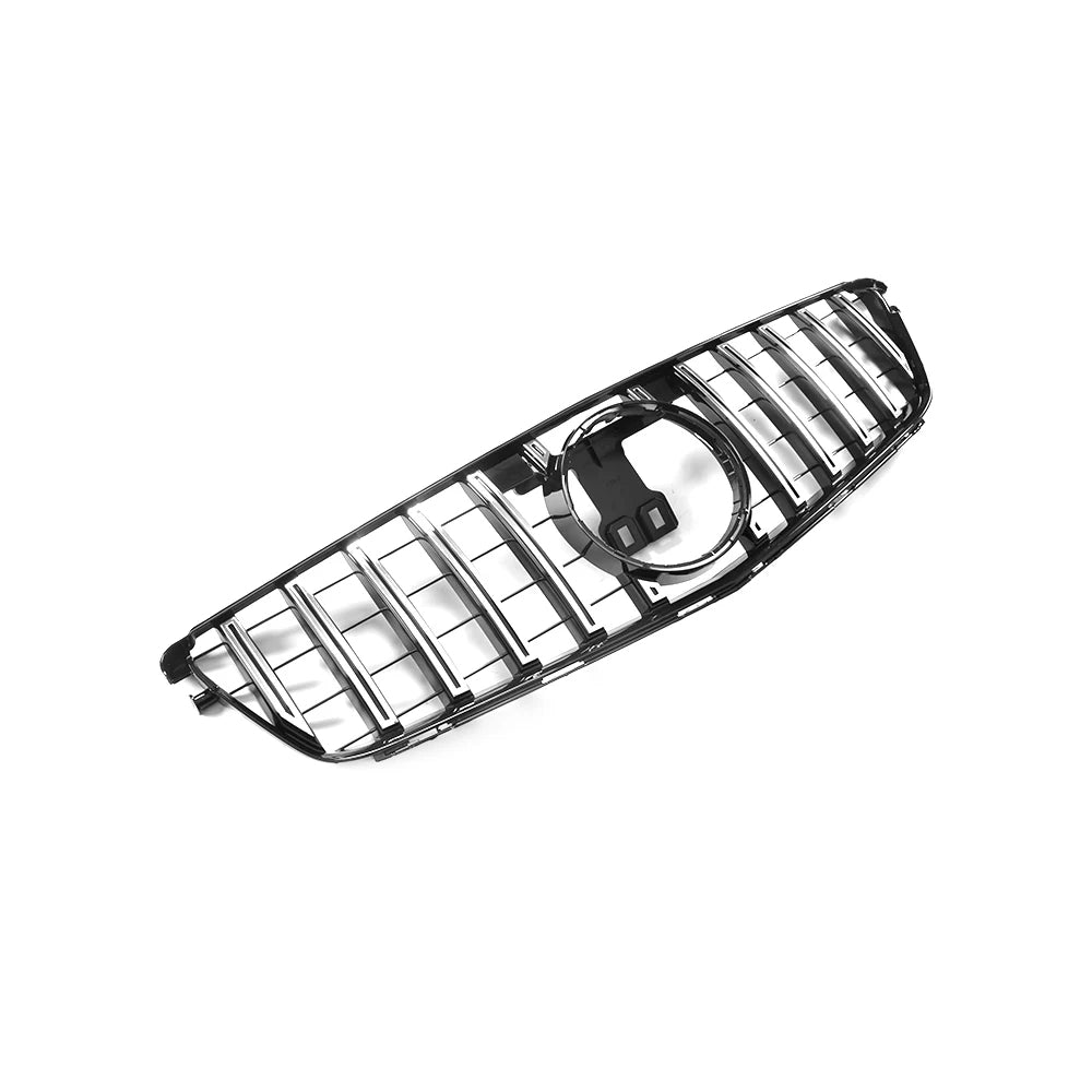 MERCEDES C CLASS W204 SILVER FRONT GRILLE (2007-2013)