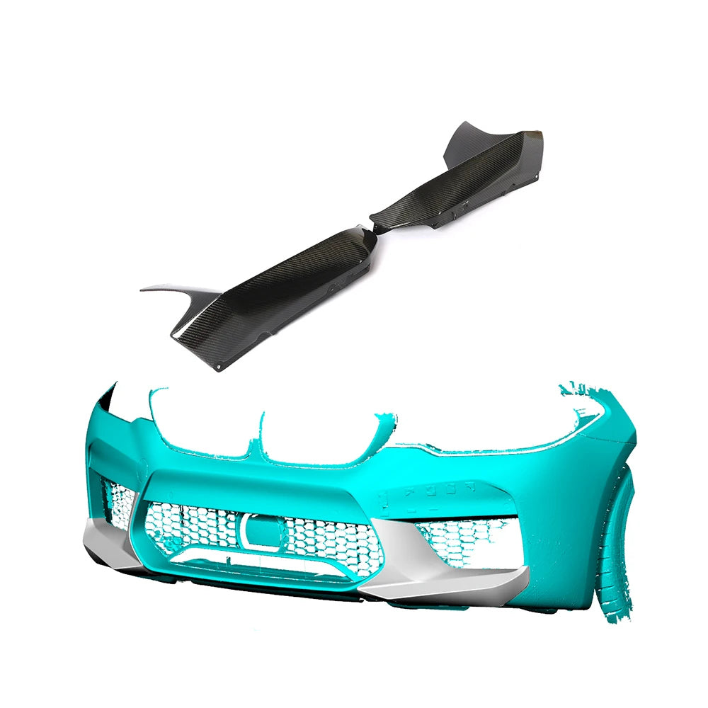 BMW M5 F90 CARBON FIBER FRONT BUMPER SPATS
