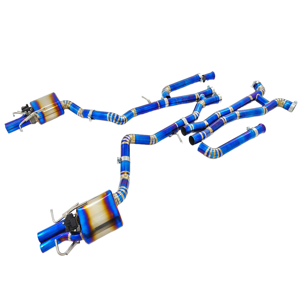 MERCEDES AMG E63/E63S W213 TITANIUM VALVED CATBACK EXHAUST