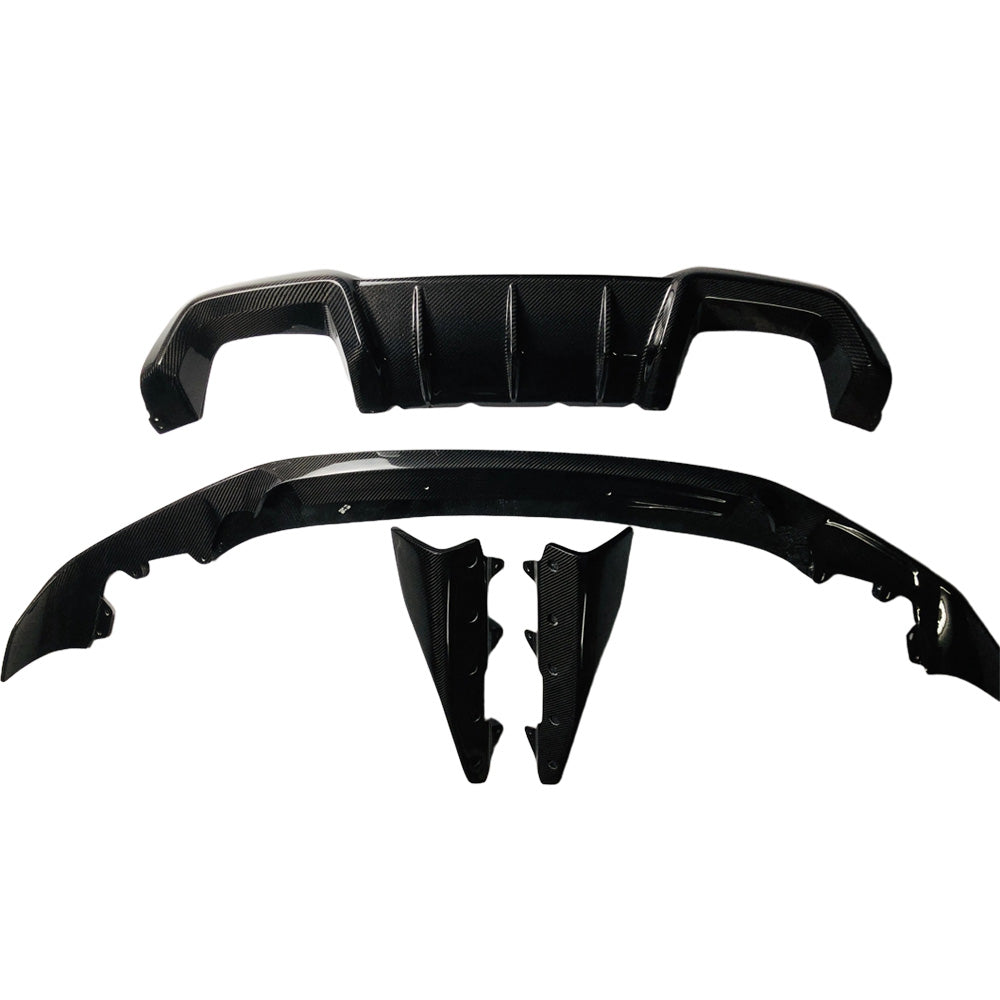 BMW M2 F87 CARBON FIBER BODY KIT FRONT SPLITTER & DIFFUSER