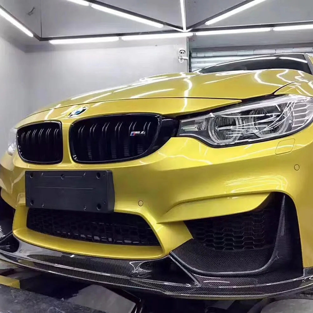 BMW M3 F80 & M4 F82/F83 CARBON FIBER RZ STYLE FRONT SPLITTER