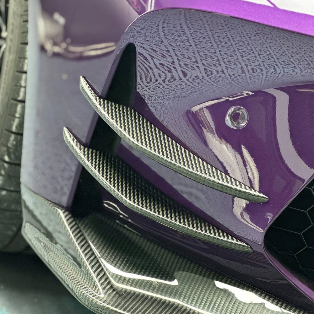 BMW M3 G80/G81 & M4 G82/G83 CARBON FIBER FRONT BUMPER CANARDS
