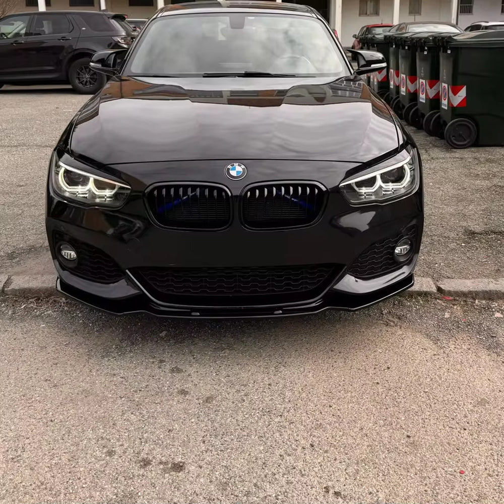 BMW 1 SERIES F20/F21 LCI GLOSS BLACK FRONT SPLITTER (2015-2019)