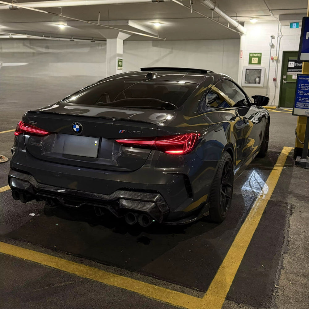 BMW 4 SERIES G22/G23 CARBON FIBER REAR DIFFUSER (2020+)