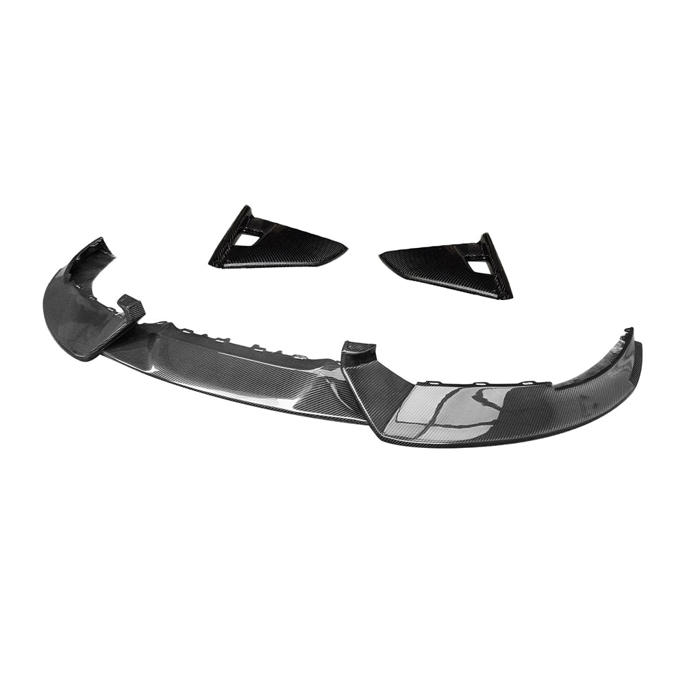 Porsche Taycan 9J1 Base & 4S Carbon Fiber Front Lip V1 (2020–2023)