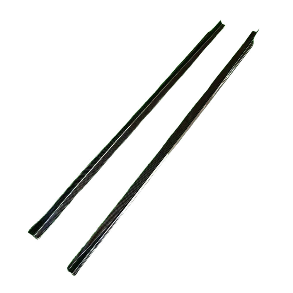 BMW M5 F90 CARBON FIBER V STYLE FIBER SIDE SKIRTS