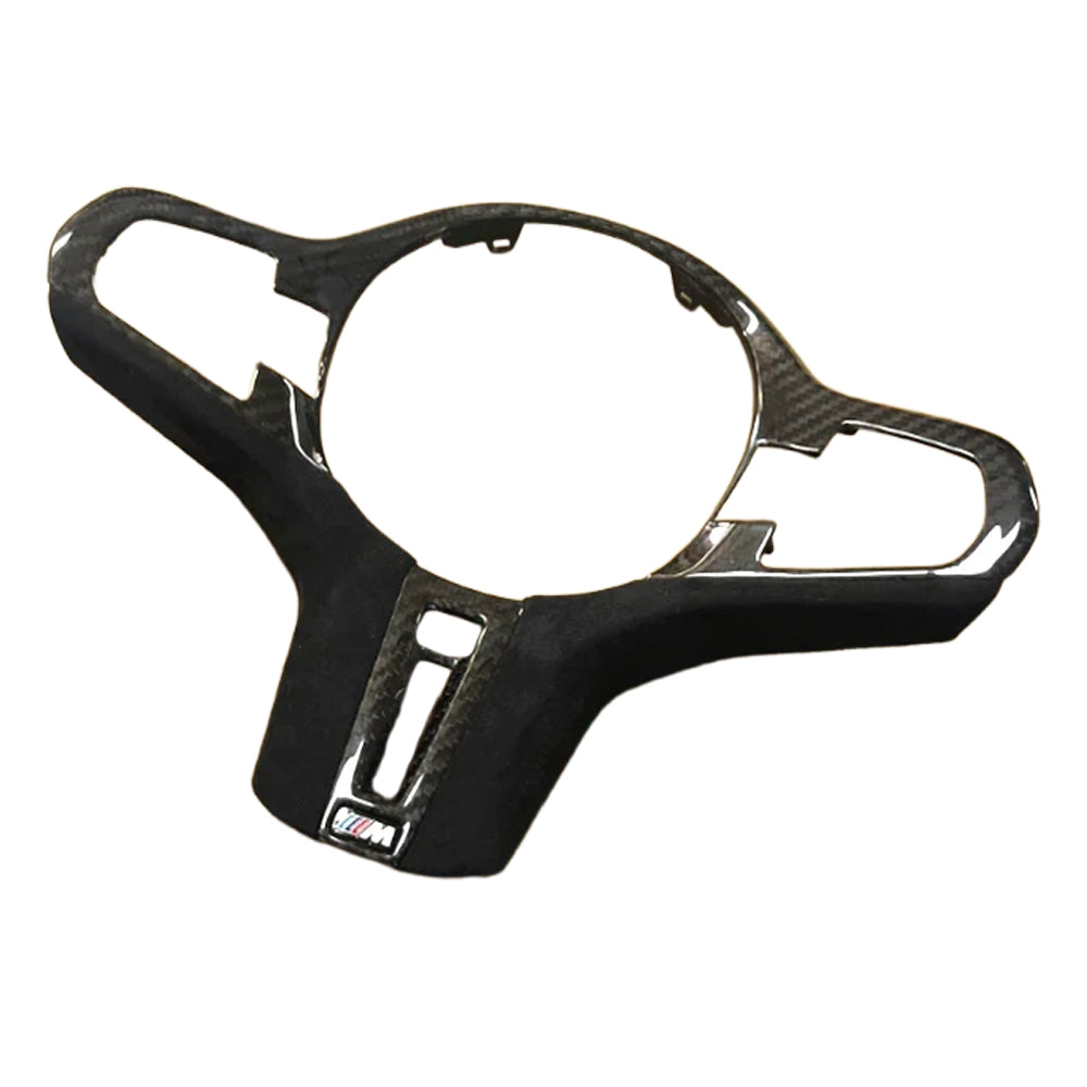 BMW G-CHASSIS CARBON FIBER & ALCANTARA STEERING WHEEL TRIM