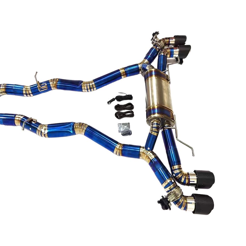 BMW M8 F91/F92/F93 TITANIUM VALVED CATBACK EXHAUST