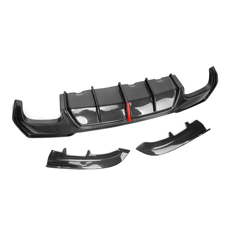 BMW 4 SERIES G22/G23 CARBON FIBER REAR DIFFUSER WITH LED