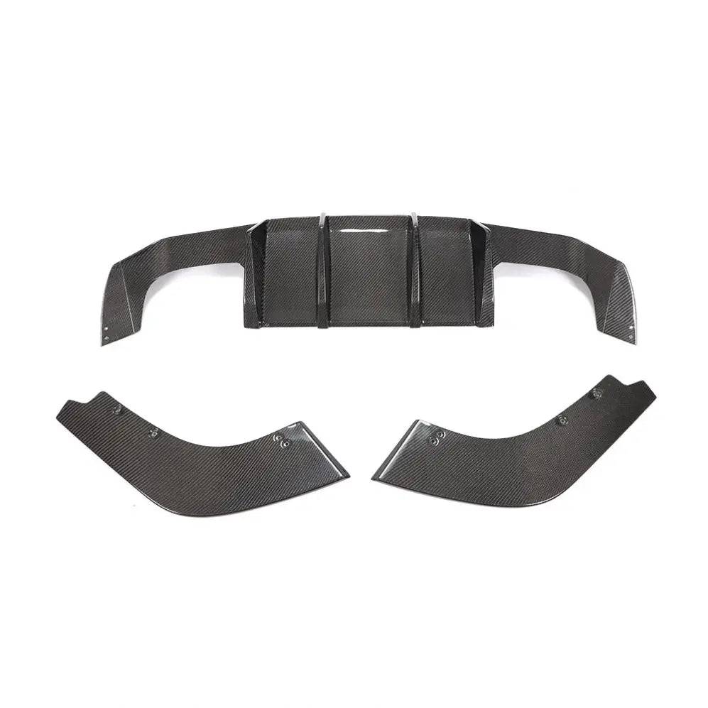 BMW M2 F87 & M2 COMPETITION 3 PIECE CARBON FIBER REAR DIFFUSER