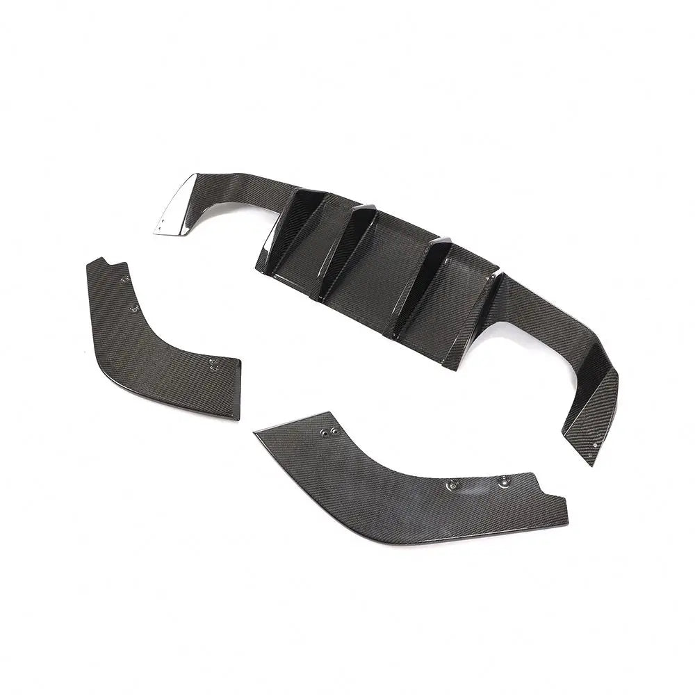 BMW M2 F87 & M2 COMPETITION 3 PIECE CARBON FIBER REAR DIFFUSER