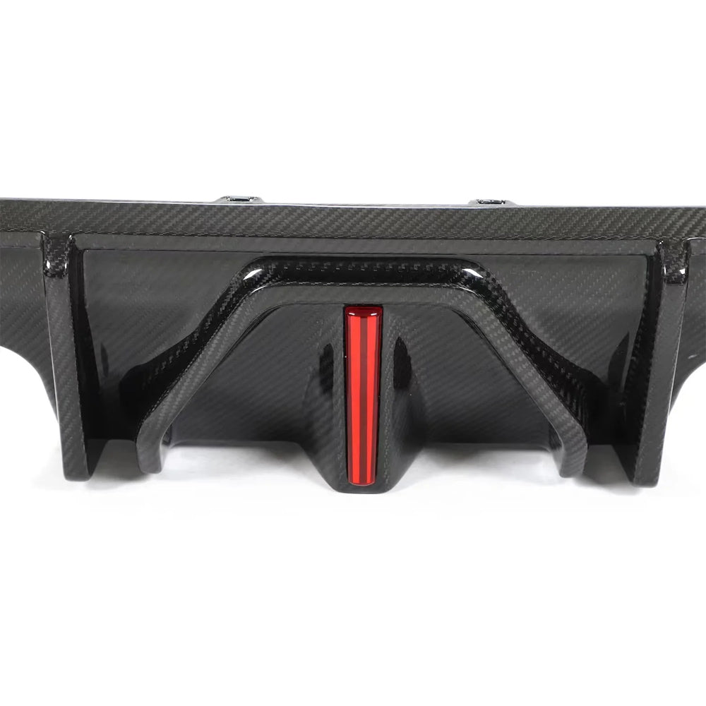 BMW M3 G80/G81 & M4 G82/G83 CARBON FIBER REAR DIFFUSER WITH F1 LIGHT