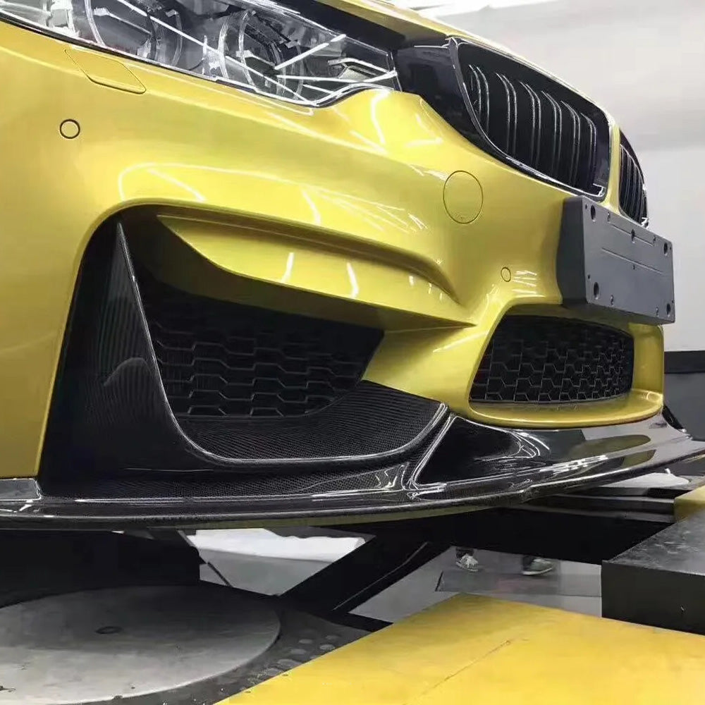 BMW M3 F80 & M4 F82/F83 CARBON FIBER RZ STYLE FRONT SPLITTER