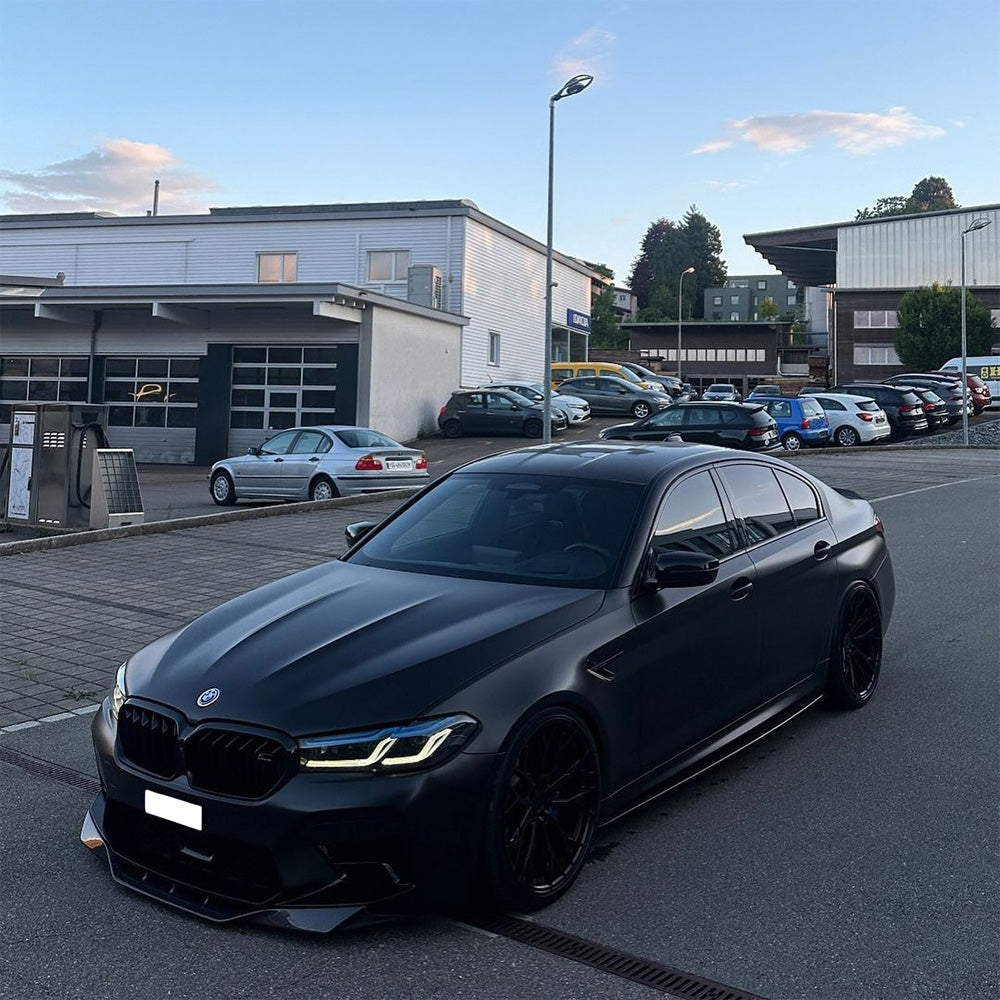 BMW M5 F90 LCI CARBON FIBER RKP STYLE FRONT SPLITTER