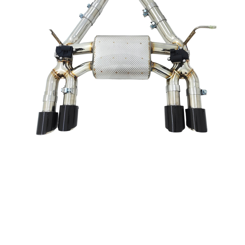 BMW M3 F80 & M4 F82/F83 VALVED CATBACK EXHAUST WITH HEAT SHIELD MUFFLER