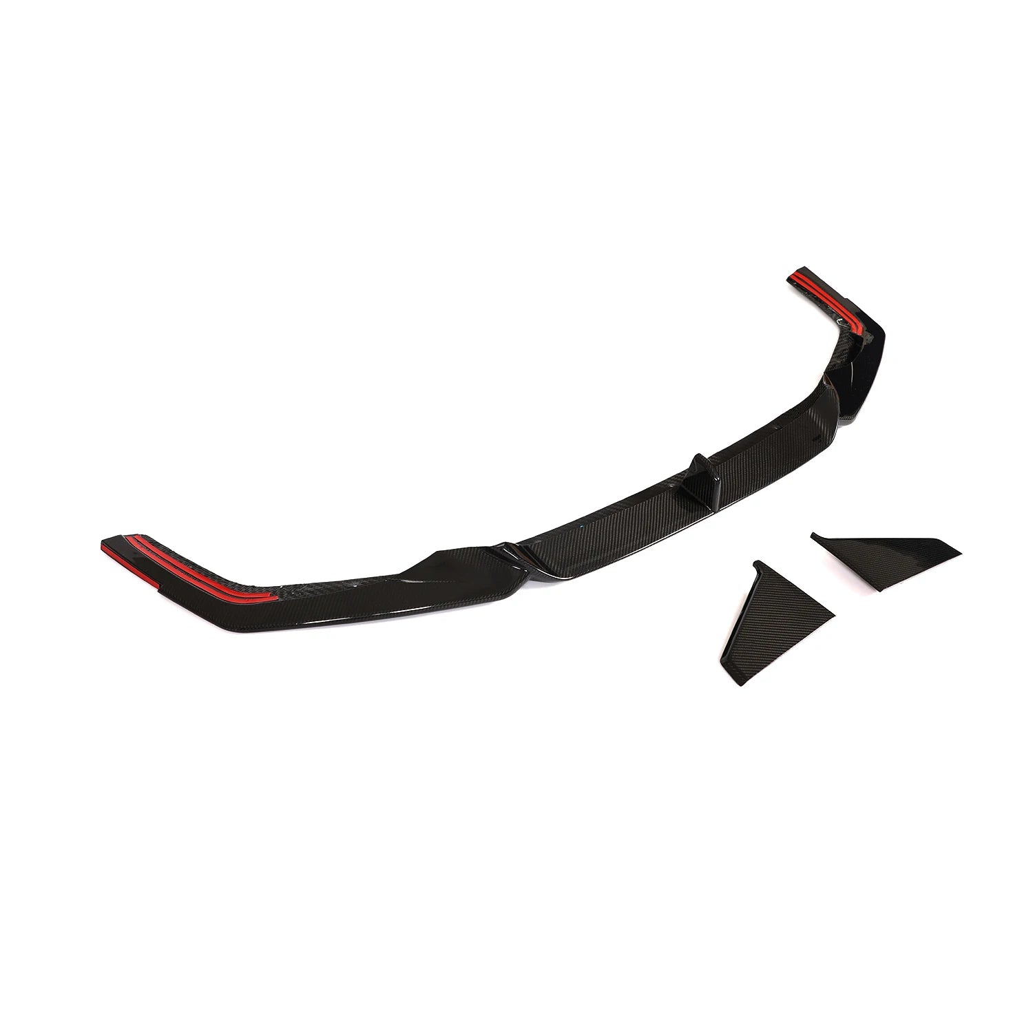 AUDI RS7 C8 CARBON FIBER V STYLE FRONT SPLITTER (2019-2021)