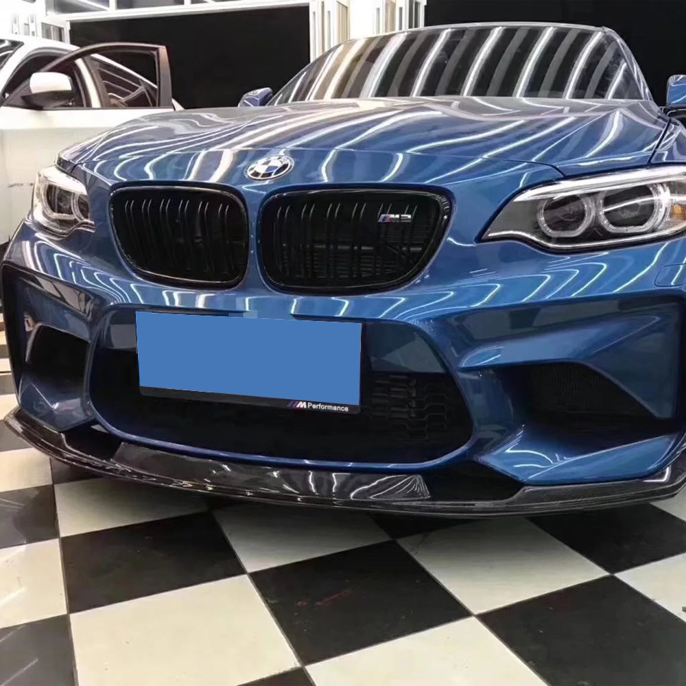 BMW M2 F87 CARBON FIBER FRONT SPLITTER
