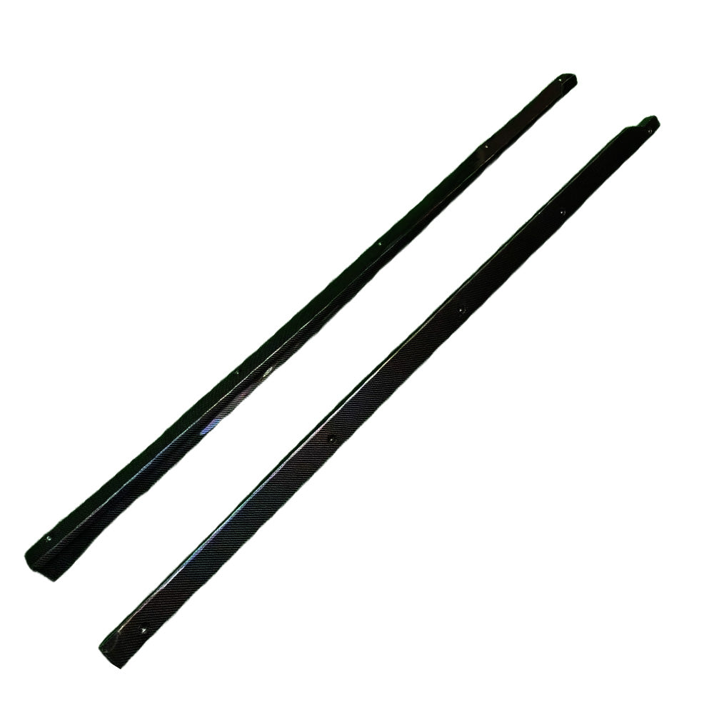 BMW M5 F90 CARBON FIBER V STYLE FIBER SIDE SKIRTS