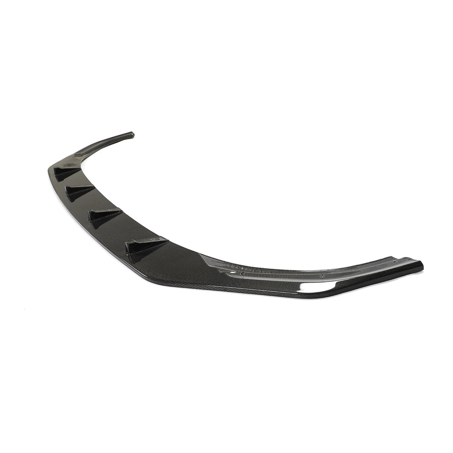 VOLKSWAGEN GOLF MK8 CARBON FIBER V STYLE FRONT SPLITTER