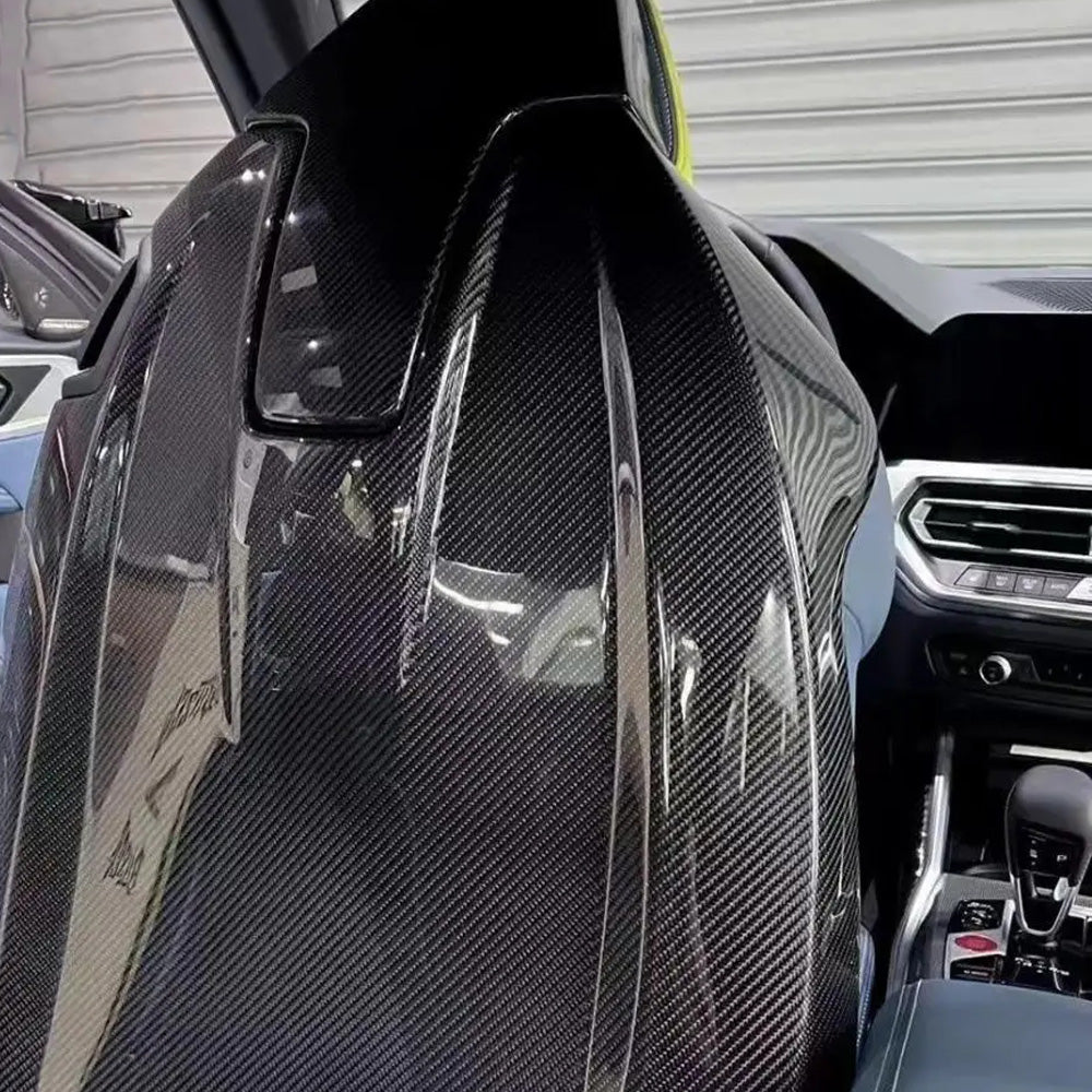 BMW M3 G80/G81 & M4 G82/G83 CARBON FIBER SEAT COVERS