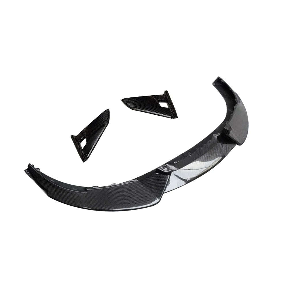 Porsche Taycan 9J1 Base & 4S Carbon Fiber Front Lip V1 (2020–2023)