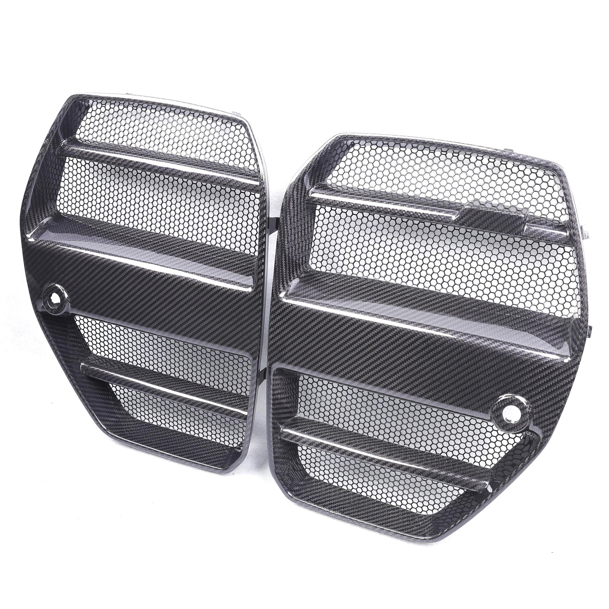 BMW M3 G80/G81 & M4 G82/G83 CARBON FIBER FRONT GRILLE WITH MESH