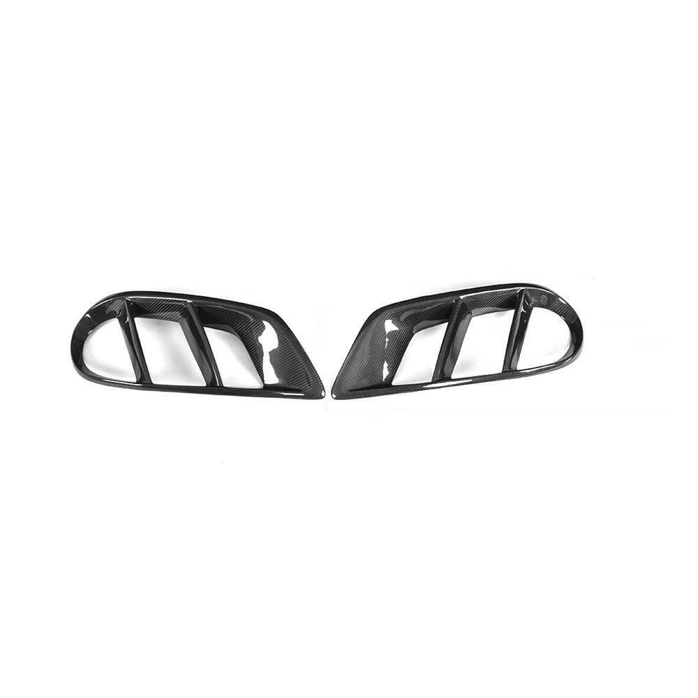 MERCEDES C43 W205 CARBON FIBER FRONT BUMPER AIR VENT COVERS