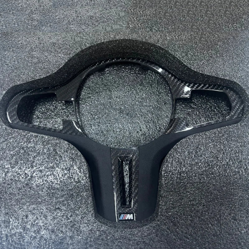 BMW G-CHASSIS CARBON FIBER & ALCANTARA STEERING WHEEL TRIM