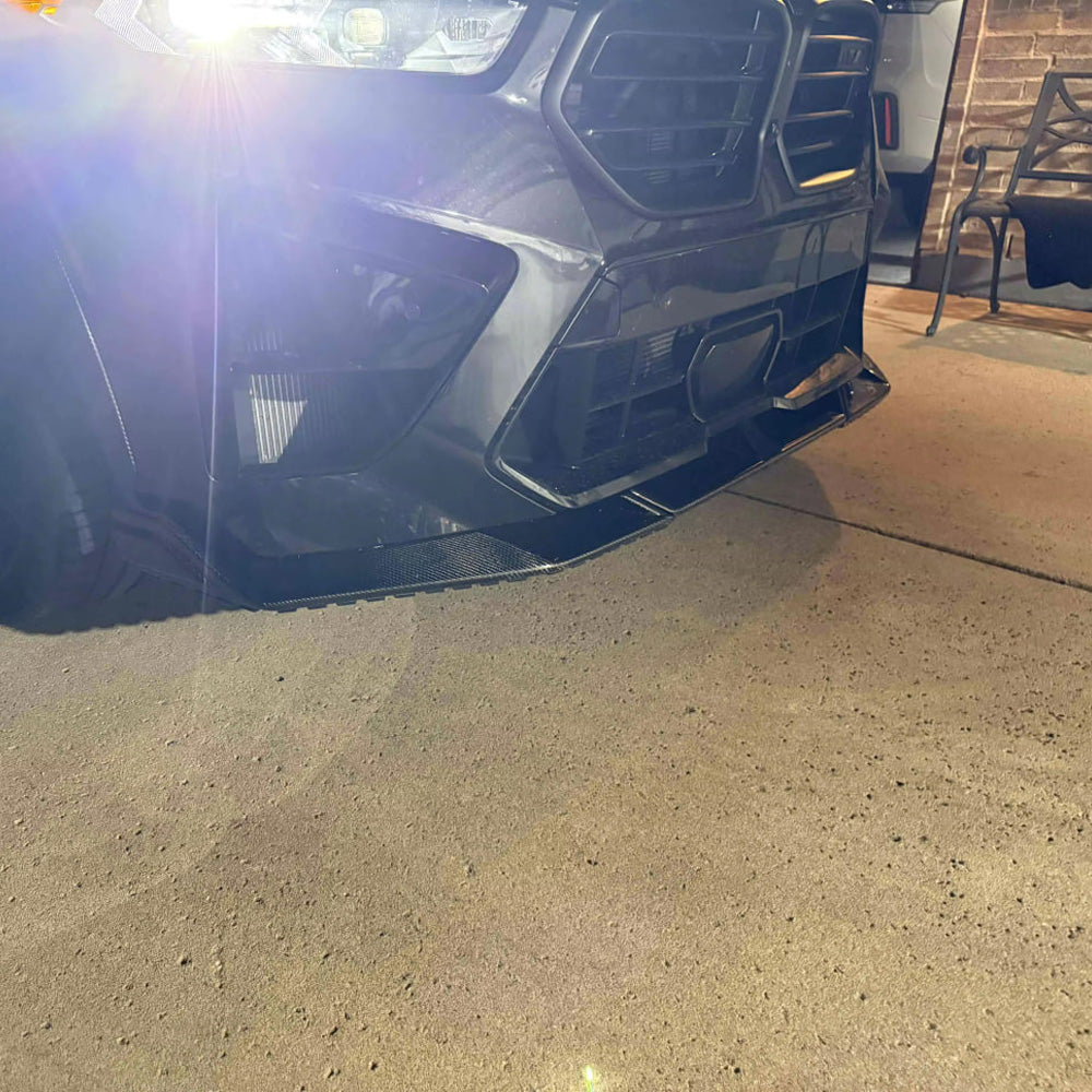 BMW X5M F95 LCI CARBON FIBER LD STYLE FRONT SPLITTER (2023+)