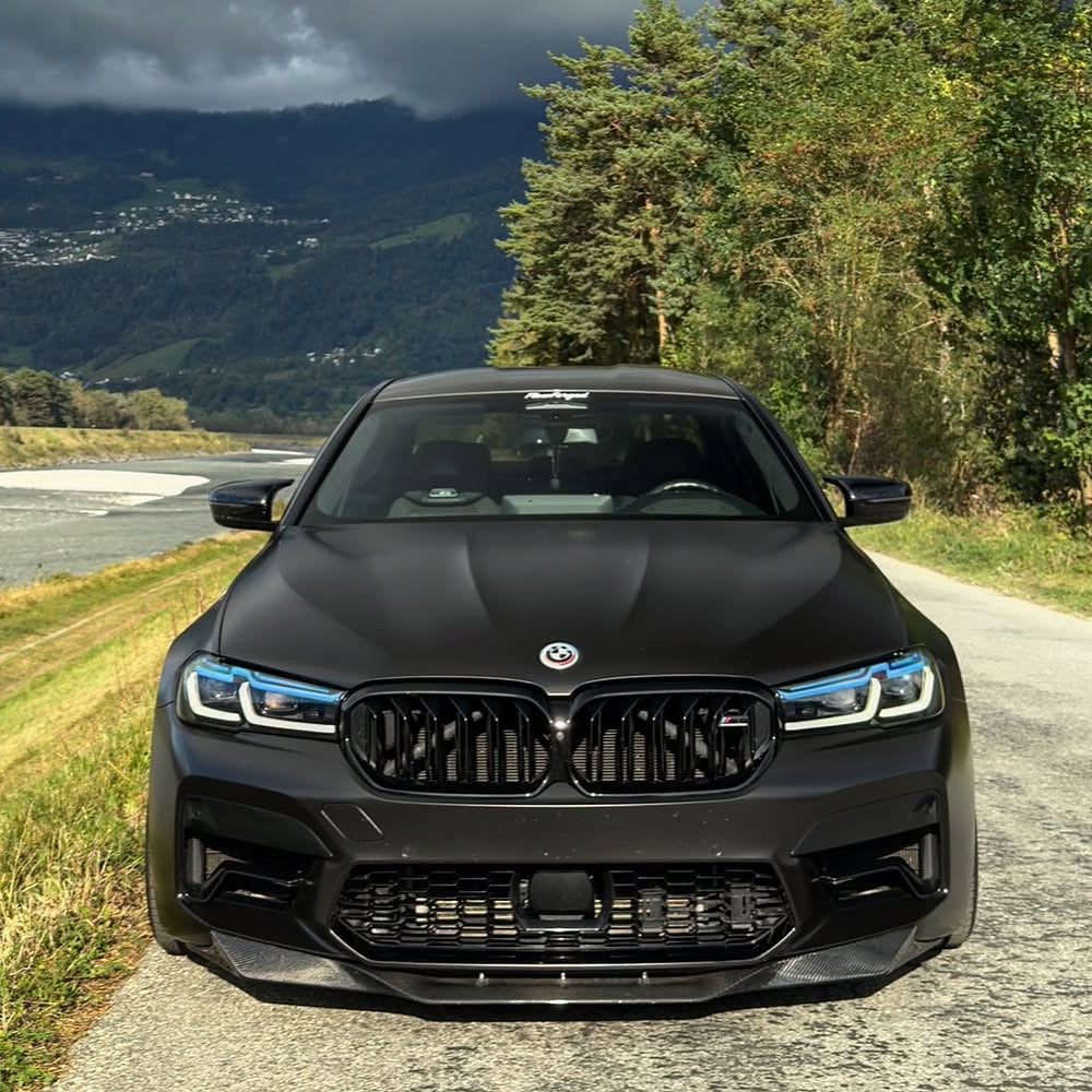 BMW M5 F90 LCI CARBON FIBER RKP STYLE FRONT SPLITTER