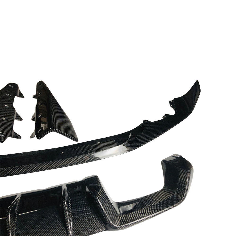 BMW M2 F87 CARBON FIBER BODY KIT FRONT SPLITTER & DIFFUSER